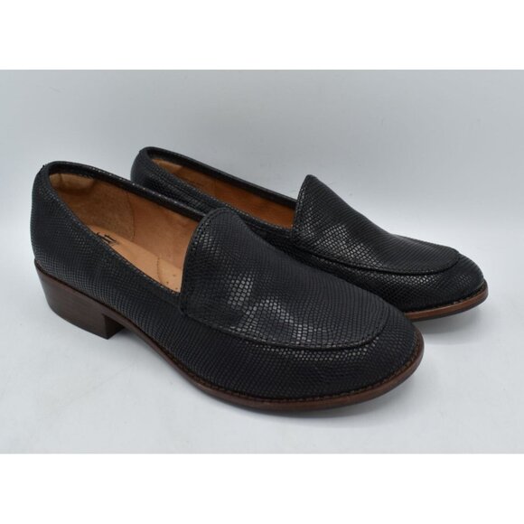 Sofft Womens Size 8.5 Napoli Black Leather Slip On Loafers Shoes - Picture 4 of 14